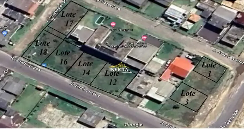 Exelente Lote no balneário de Santa Terezinha a 100 metros do mar