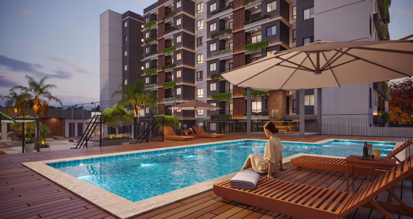 Lançamento no Novo Mundo - Próximo ao Shopping Palladium! Apartamentos 2 e 3 Quartos com Suíte – Duna House com Lazer Completo
