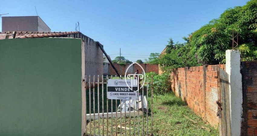 Terreno à venda, 120 m² por R$ 75.000,00 - Jardim Maria Júlia - Jataizinho/PR
