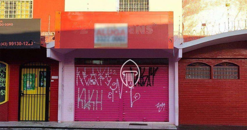 Loja para alugar, 80 m² por R$ 1.900,00/mês - Centro - Londrina/PR