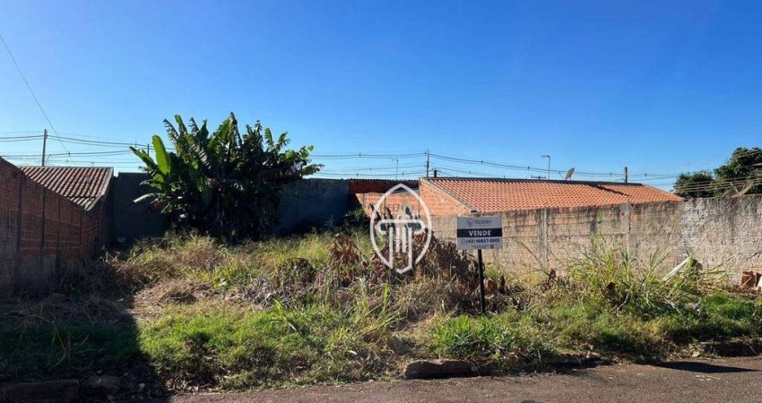 Terreno à venda, 300 m² por R$ 125.000,00 - Santa Paula - Ibiporã/PR