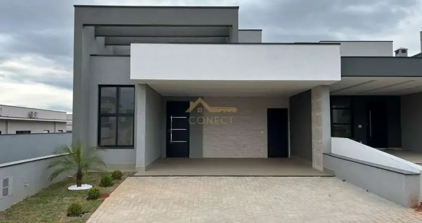 Casa em Condomínio no Jardim Novo Horizonte em Sorocaba, 154m²,  03 dormitórios, 01 suíte , 04 vagas de garagem.