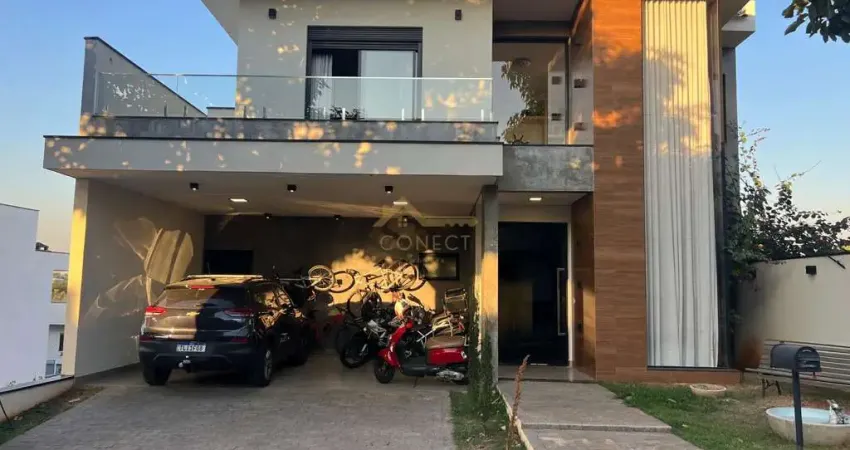 Casa em Condomínio no Jardim Ibiti do Paço em Sorocaba, 283m²,  04 dormitórios, 03 suíte , 02 banheiros e  04 vagas de garagem.