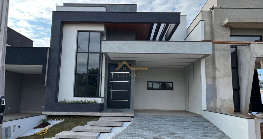 Casa em Condomínio no Jardim Novo Horizonte em Sorocaba, 200m²,  03 dormitórios, 01 suíte , 02 vagas de garagem.
