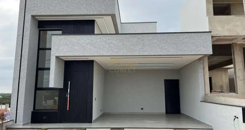 Casa em Condomínio no Jardim Novo Horizonte em Sorocaba, 148m²,  03 dormitórios, 01 suíte , 02 vagas de garagem.