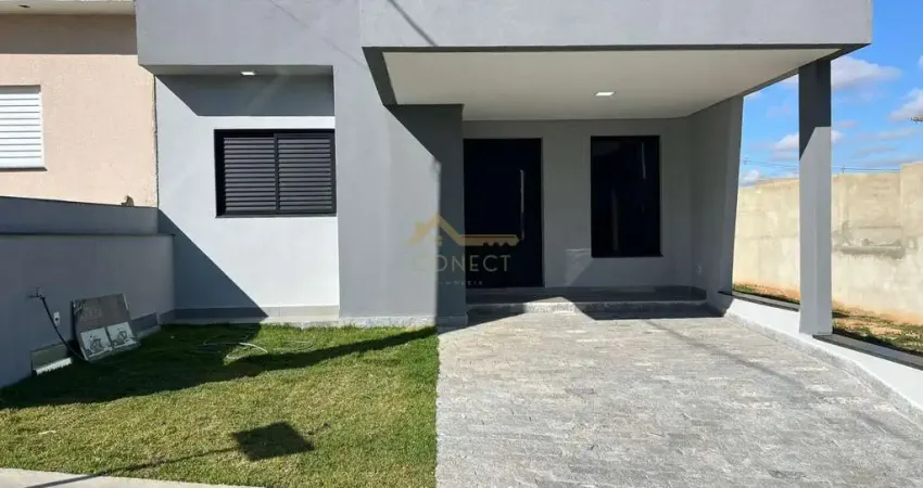 Casa em Condomínio no Jardim Eucaliptos em Sorocaba, 102m²,  03 dormitórios, 01 suíte , 02 vagas de garagem.