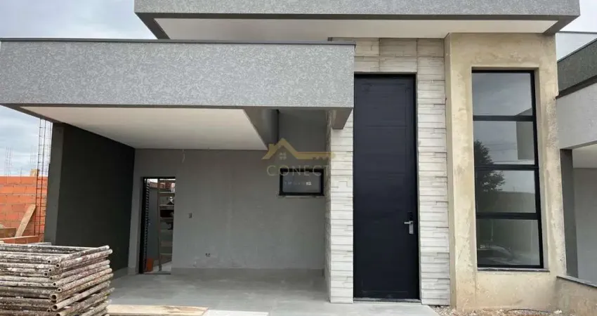 Casa em Condomínio no Jardim Novo Horizonte em Sorocaba, 138m²,  03 dormitórios, 01 suíte , 04 vagas de garagem.