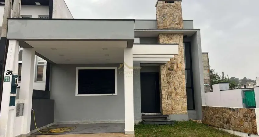 Casa em Condomínio no Jardim Eucaliptos em Sorocaba, 124m²,  03 dormitórios, 01 suíte , 02 vagas de garagem.