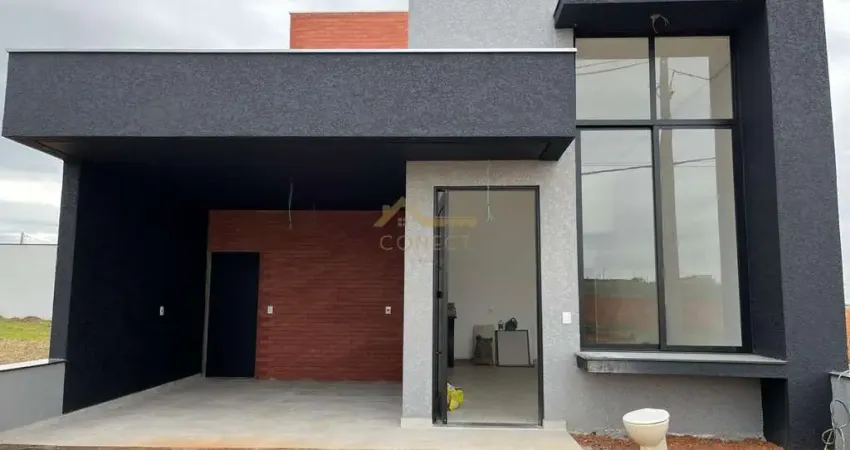 Casa em Condomínio no Jardim Novo Horizonte em Sorocaba, 140m²,  03 dormitórios, 03 suíte , 02 vagas de garagem.