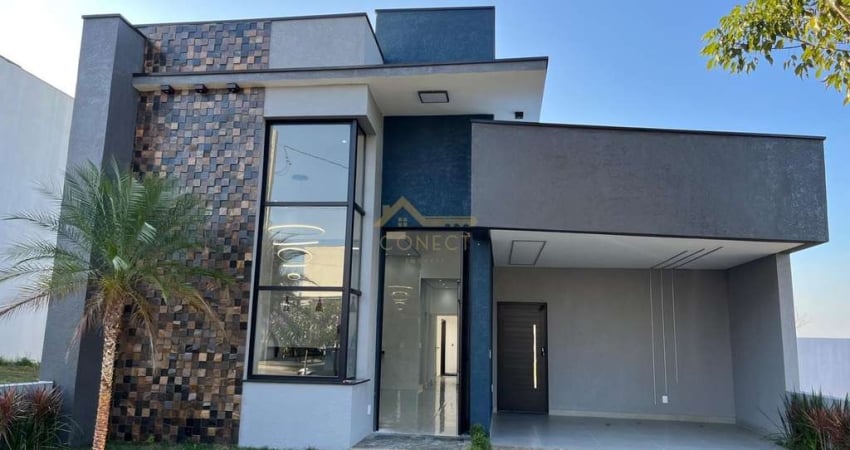Casa em Condomínio no Jardim Novo Horizonte em Sorocaba, 146,25m²,  03 dormitórios, 01 suíte , 02 vagas de garagem.