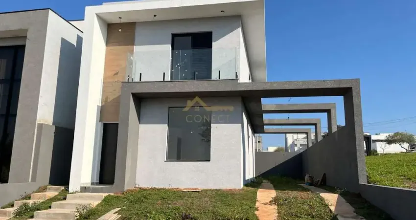 Casa em Condomínio no Jardim Novo Horizonte em Sorocaba, 98m²,  03 dormitórios, 01 suíte , 04 vagas de garagem.