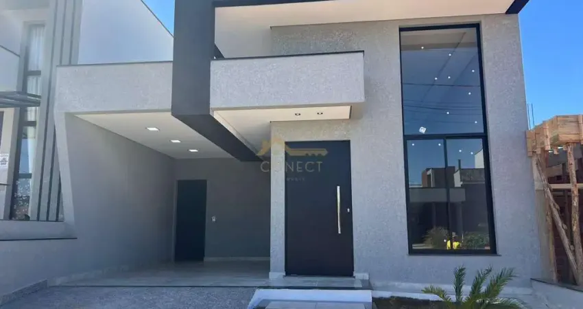Casa à venda no condomínio villagio wanel – sorocaba/sp 135m² de área construída, 03 dormitórios, sendo 03 suíte e 02 vagas de garagem.