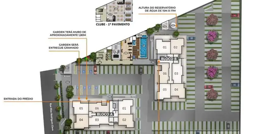 Apartamento com 2 quartos à venda na Rua Elias Rodrigues Claro, 130, Jardim São Carlos, Sorocaba