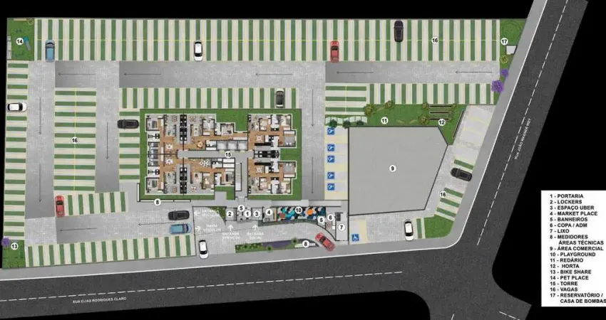 Apartamento com 2 quartos à venda na Rua Elias Rodrigues Claro, 100, Parque Campolim, Sorocaba