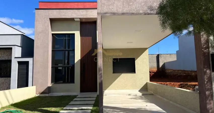Casa em condomínio no jardim novo horizonte em sorocaba, 117m², 03 dormitórios, 01 suíte , 01 vagas de garagem.
