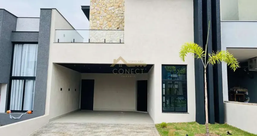 Casa em condomínio no jardim novo horizonte em sorocaba, 198m², 03 dormitórios, 03 suíte , 04 vagas de garagem.