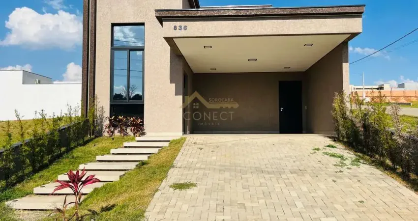 Casa em condomínio no jardim novo horizonte em sorocaba, 141m²,  03 dormitórios, 01 suíte , 04 vagas de garagem.