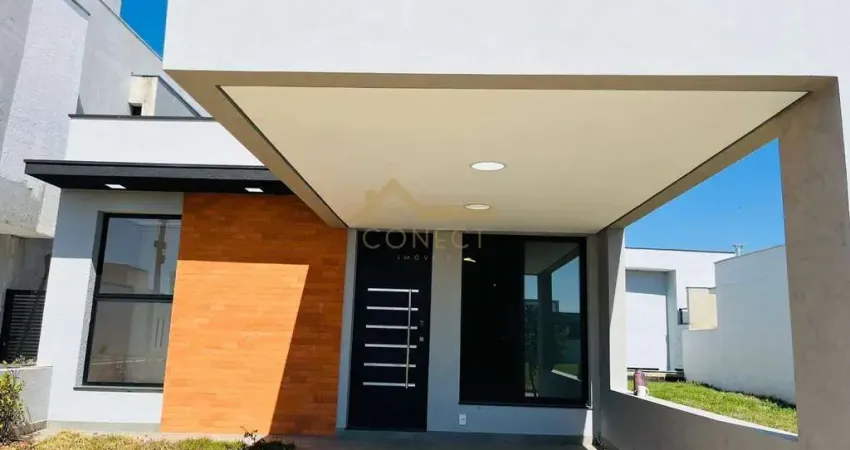 Casa em condomínio no jardim eucaliptos em sorocaba, 125m²,  03 dormitórios, 01 suíte , 01 vaga de garagem.