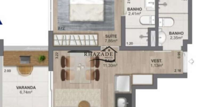 Apartamento com 1 quarto à venda na Rua Lisandro Motta, 113, Piratininga, Niterói