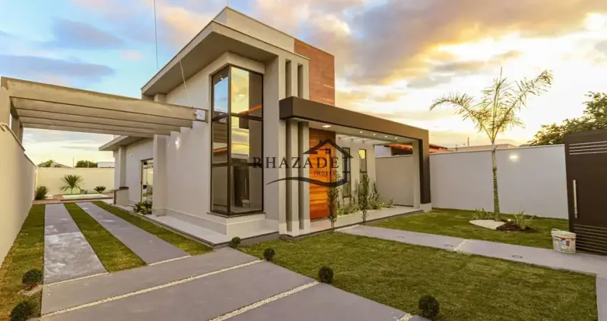 Excelente Casa à Venda Em Itaipuaçu, Maricá - RJ, com Fachada Imponente e Alto P