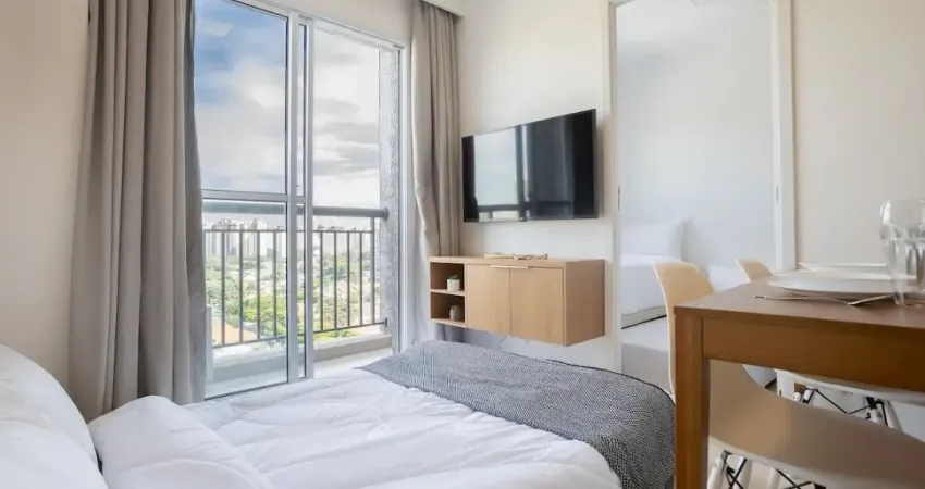 Apartamento com Vista Panorâmica em Moema - Mobiliado e Decorado!