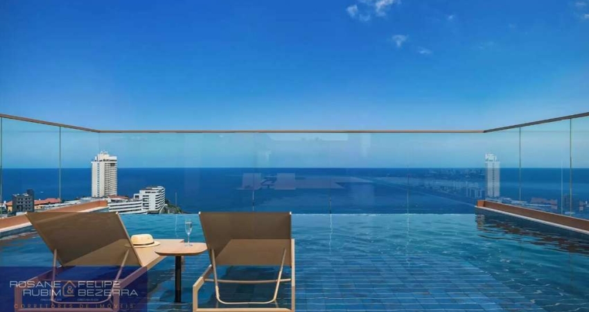 Rivê com 3 ou 4 quartos e um rooftop espectacular para o mar do Rio Vermelho - Salvador-BA