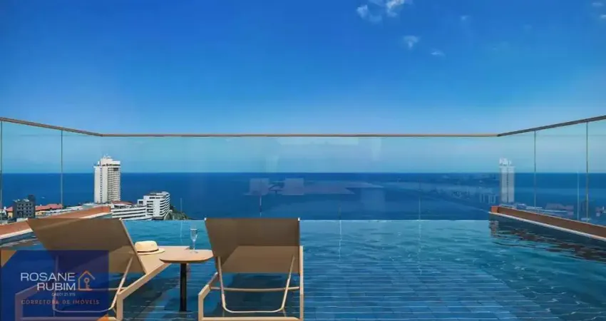 Rivê com 3 ou 4 quartos e um rooftop espectacular para o mar do rio vermelho - salvador-ba