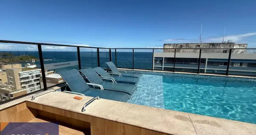 Belíssimo apartamento, nascente, decorado e mobiliado, no farol da barra