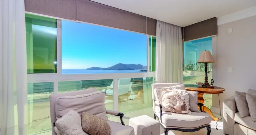 Locação anual frente mar – 3 suítes mobiliadas no residencial saveiro – balneário camboriú