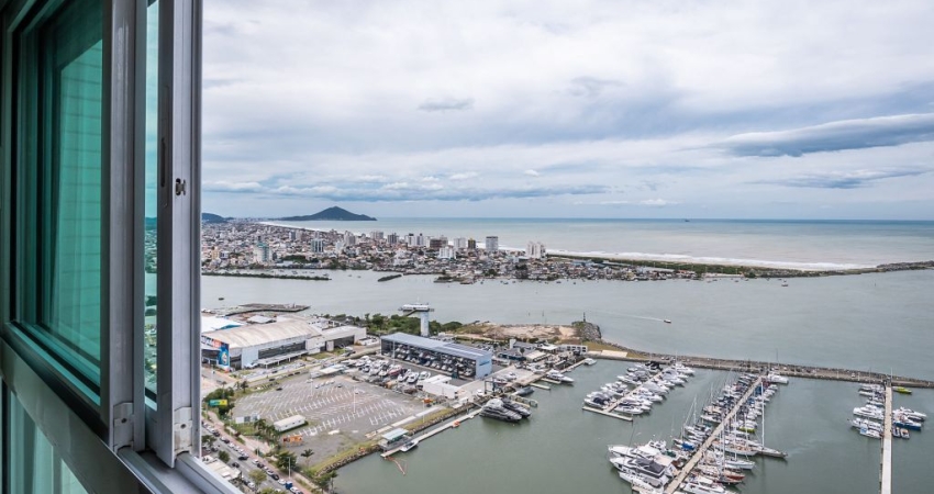 Cobertura Duplex com vista para marina e toda orla da fazenda, mobiliada e equipada Venham conhecer.