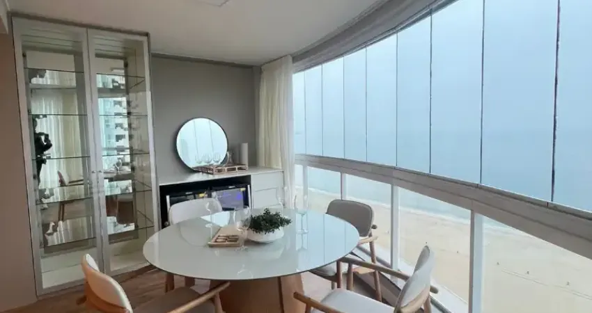 Frente mar bc... 3 dorm, 2 bwc, 2 vg... finamente mobiliado equipado, pronto para morar