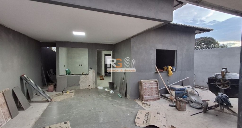 Casa Nova no Bela Vista, 3 quartos (suite), área de churrasco, MCMV