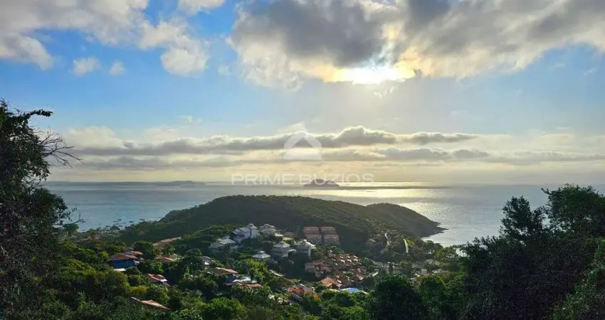 Terreno com vista pro mar a venda em joão fernades, armação dos buzios, rj