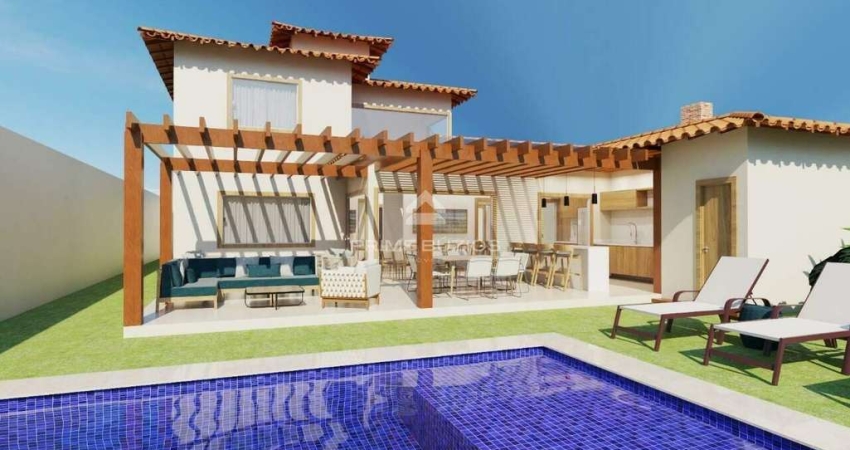Casa a venda com 4 suítes e piscina privativa em Buzios, Caravelas