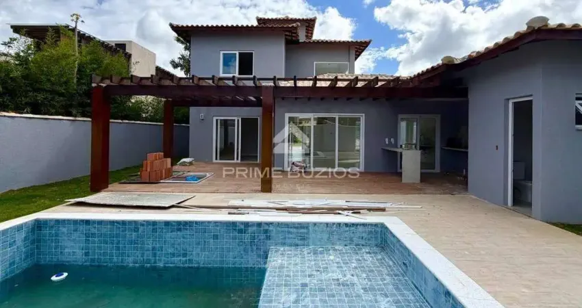 Casa a venda com 4 suítes e piscina privativa em buzios, caravelas