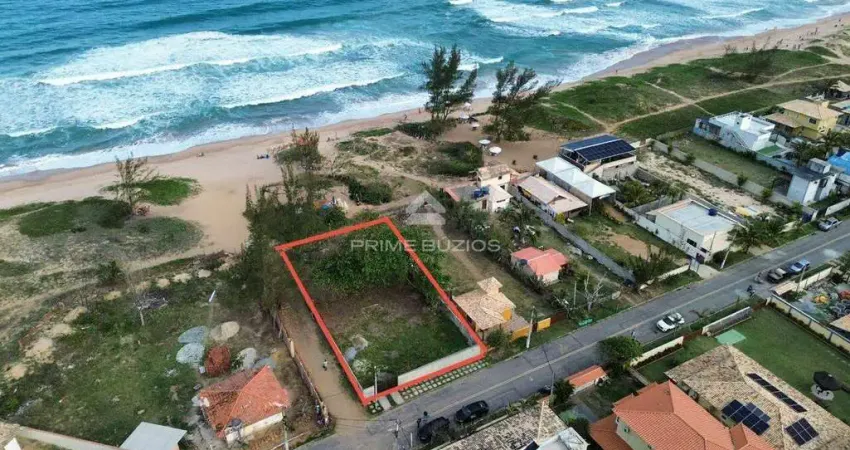 Terreno frontal mar à venda na praia de tucuns, armação dos buzios, rj
