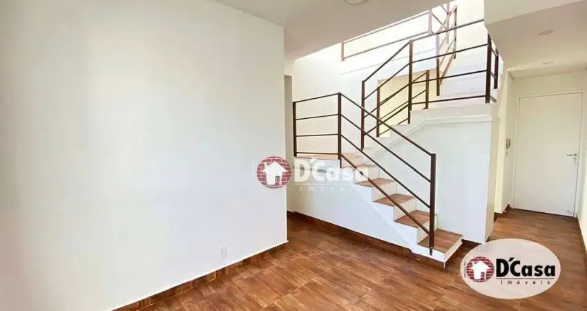 Apartamento duplex à venda com 2 quartos e terraço gourmet, no bairro Granja Daniel, Taubaté-SP.