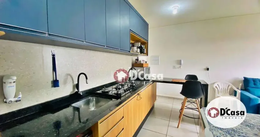Gracioso apartamento a venda com 2 quartos, armários planejados, no condomínio Residencial do Horto, Taubaté-SP.