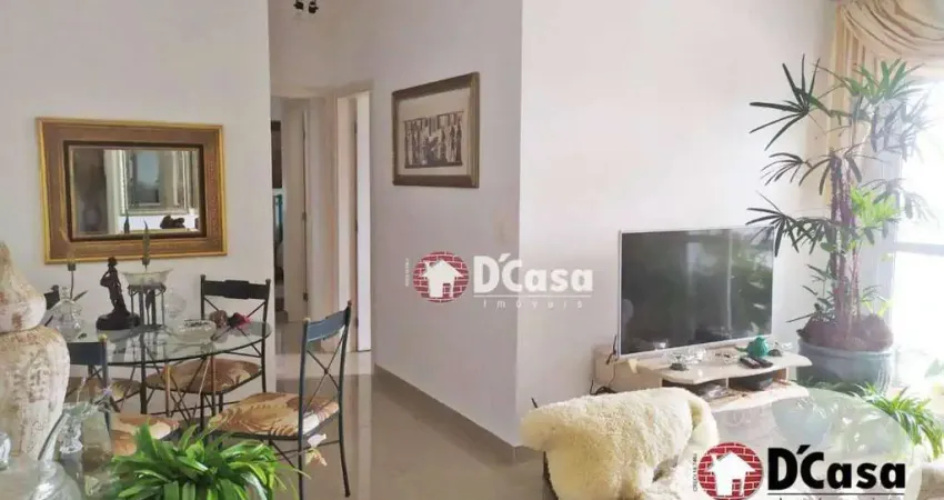 Gracioso apartamento à venda com 2 quartos e 2 vagas cobertas, próximo a Praça Santa Terezinha, no Condomínio Santorini, Taubaté/SP