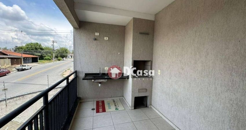 Apartamento com 3 dormitórios para alugar, 80 m² por R$ 2.547,70/mês - Residencial Portal da Mantiqueira - Taubaté/SP