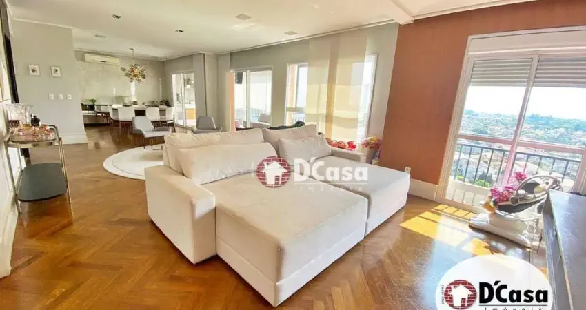 Belíssimo apartamento à venda com 235m2, mobiliado e 4 vagas de garagem, condomínio Des Arts, Taubaté-SP.