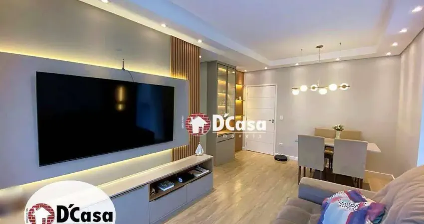 Apartamento à venda com 2 suítes, varanda gourmet e 84m2, próximo ao Taubaté Shopping, Taubaté-SP.