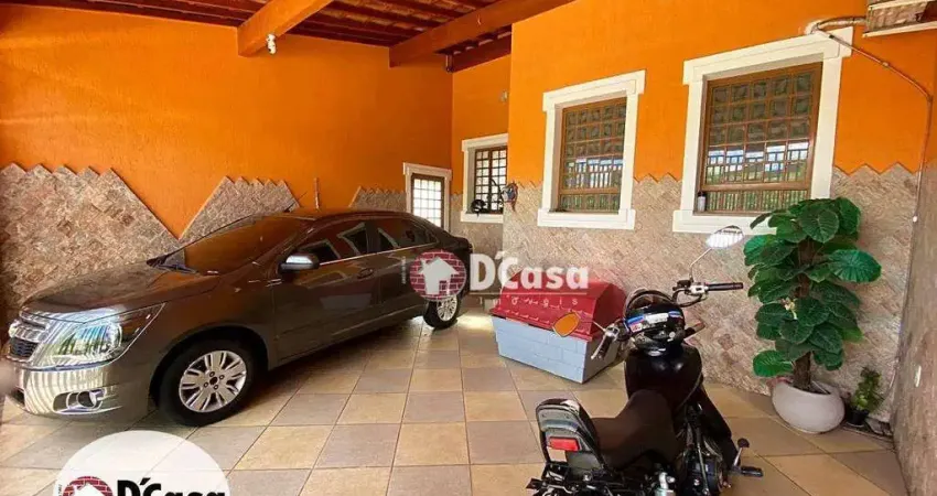 Casa térrea à venda com 3 quartos e área gourmet, no bairro Residencial Paraíso, Taubaté - SP.