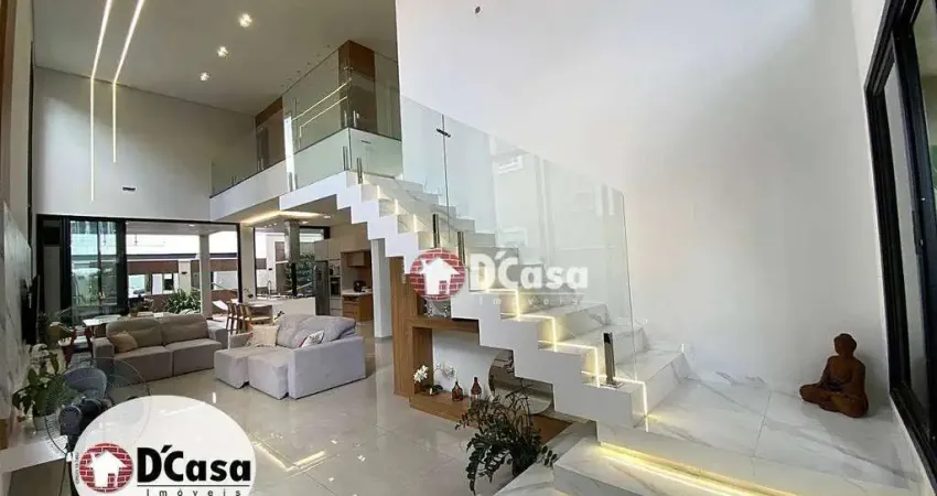 Belíssimo sobrado à venda com 4 suítes e piscina, condomínio San Marco, Taubaté-SP