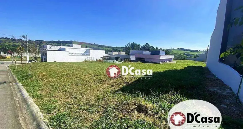 Terreno à venda com 250m2, condomínio Ágata, no Vale dos Cristais, Taubaté-SP.
