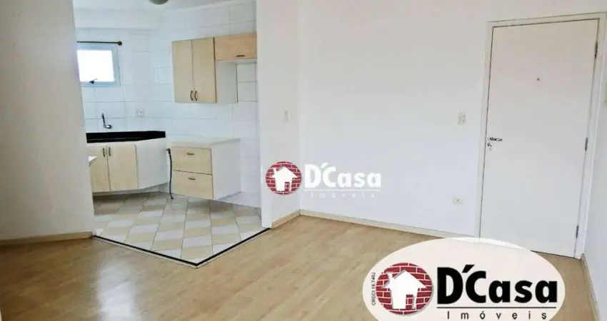 Apartamento à venda com 2 quartos e armários planejados nos ambientes, nas proximidades do Taubaté Shopping, Taubaté-SP.