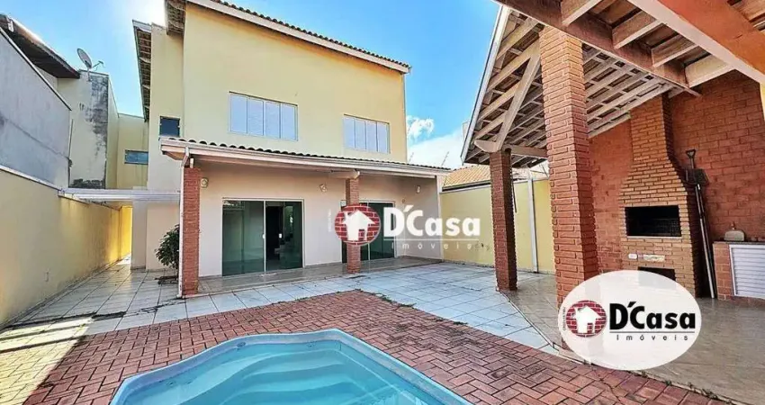 Sobrado à venda com 3 quartos, área gourmet e piscina, bairro novo horizonte, taubaté-sp