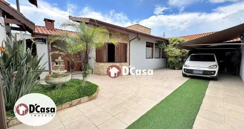 Casa à venda com 3 suítes e espaço gourmet com fogão a lenha, bairro Parque das Fontes, Tremembé - SP.