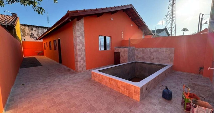 Casa para Venda em Itanhaém, Jardim Regina, 2 dormitórios, 1 banheiro, 2 vagas
