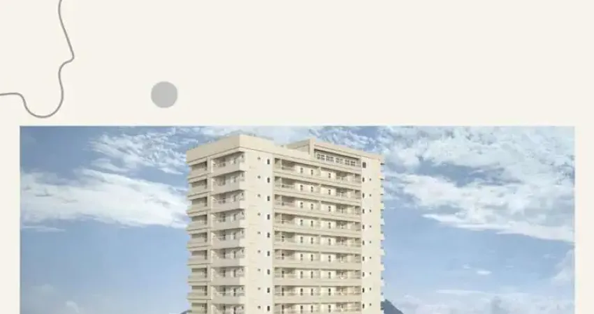 Apartamento para venda em praia grande, guilhermina, 2 dormitórios, 1 suíte, 1 banheiro, 1 vaga